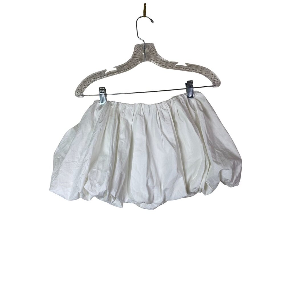Cherry Mellow‎ White Bubble Mini Skirt Size XS Boho Girly feminine Festival